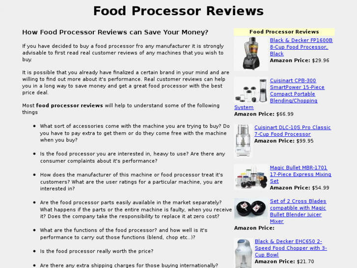 www.foodprocessorreviews.net