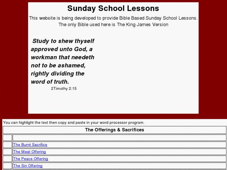 www.sundayschoollessons4u.com