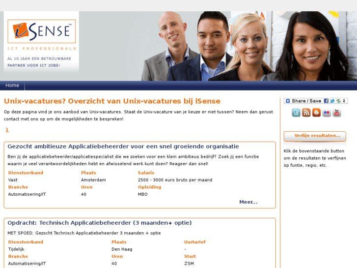 www.unix-vacatures-isense.nl