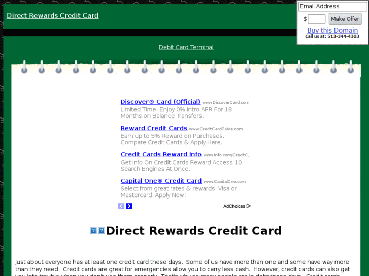 www.directrewardscreditcard.com