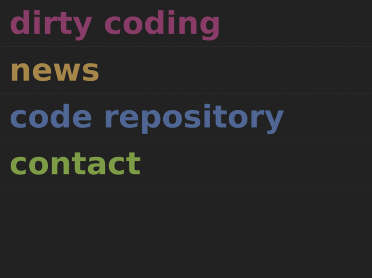 www.dirtycoding.com