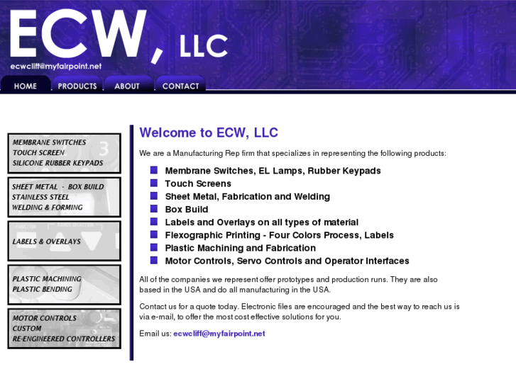 www.ecw-manufacturerep.com