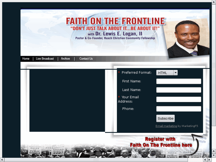 www.faithonthefrontlinelive.com