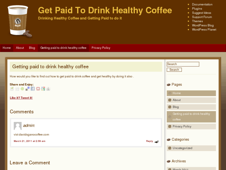 www.gettingpaidtodrinkhealthycoffee.com