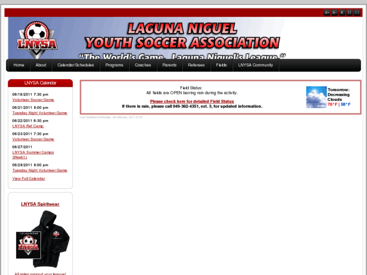 www.lagunaniguelyouthsoccer.org