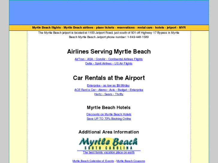 www.myrtlebeachflights.com