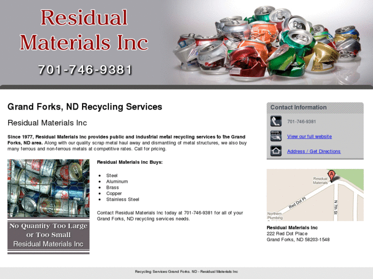 www.residualmaterials-nd.com