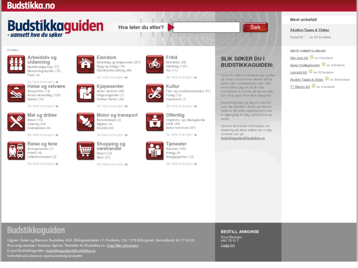 www.budstikkaguiden.no