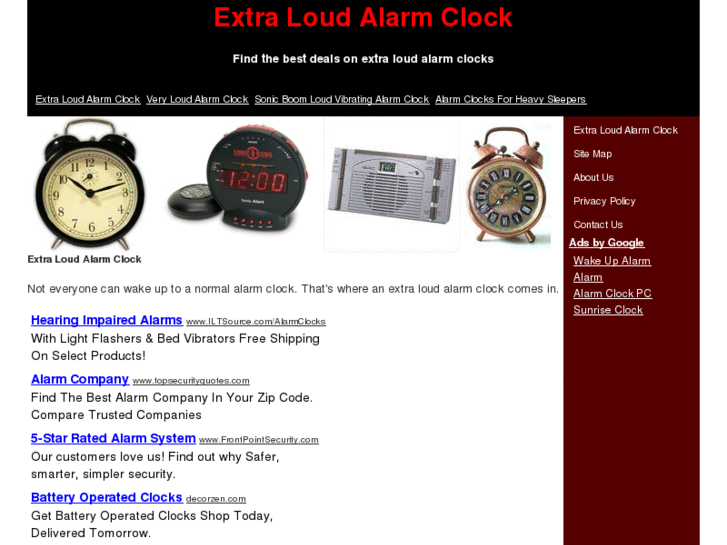 www.extraloudalarmclock.info