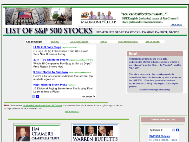 www.sandp500stocks.com