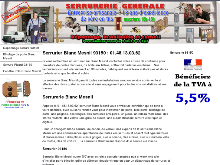 www.serruriersblancmesnil.com