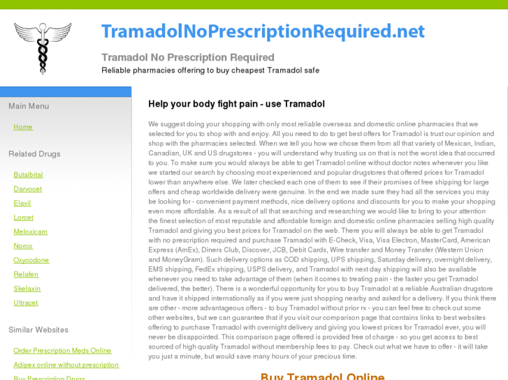 www.tramadolnoprescriptionrequired.net