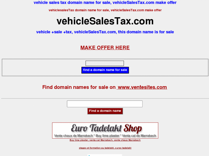 www.vehiclesalestax.com