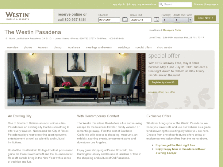 www.westinpasadena.com
