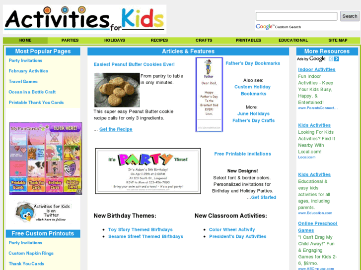 www.activitiesforkids.com