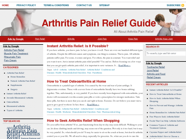 www.arthritispainreliefguide.org