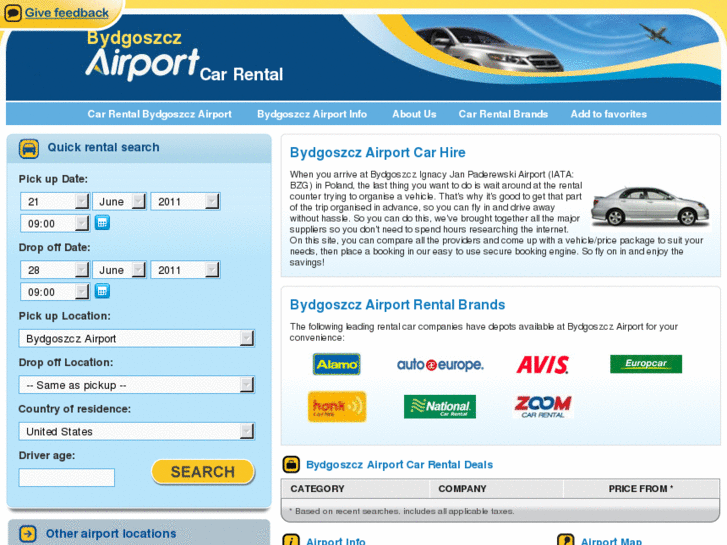 www.bydgoszczairportcarhire.com