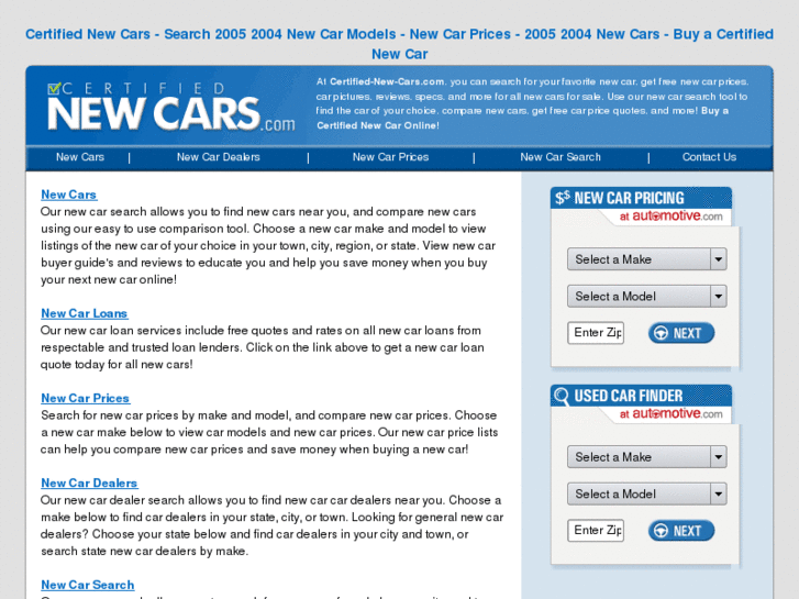 www.certified-new-cars.com