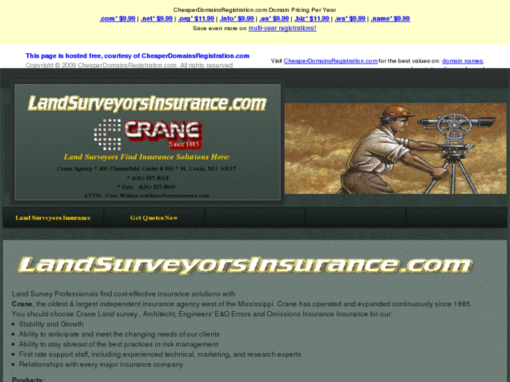 www.landsurveyorsinsurance.com