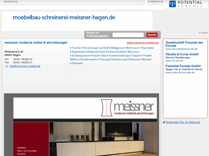 www.moebelbau-schreinerei-meissner-hagen.de