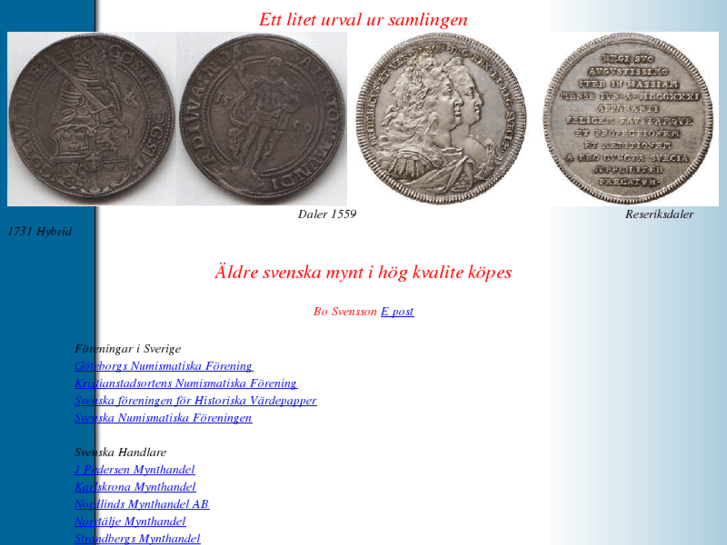 www.numismatika.se