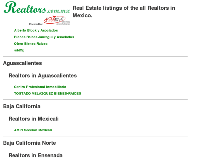 www.realtors.com.mx