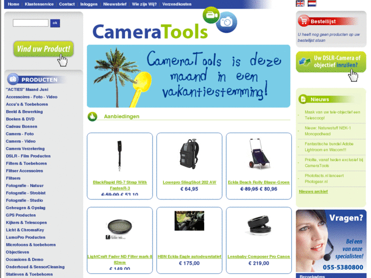 www.cameratools.nl