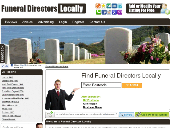 www.funeraldirectorslocally.co.uk