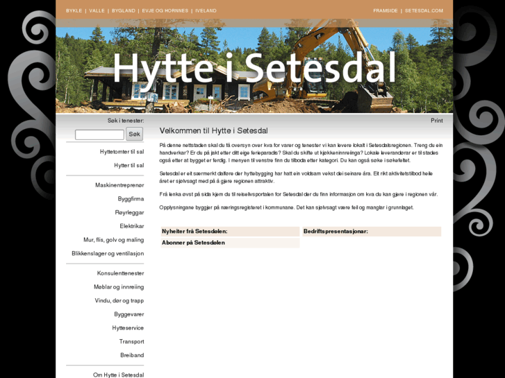 www.hytteisetesdal.com