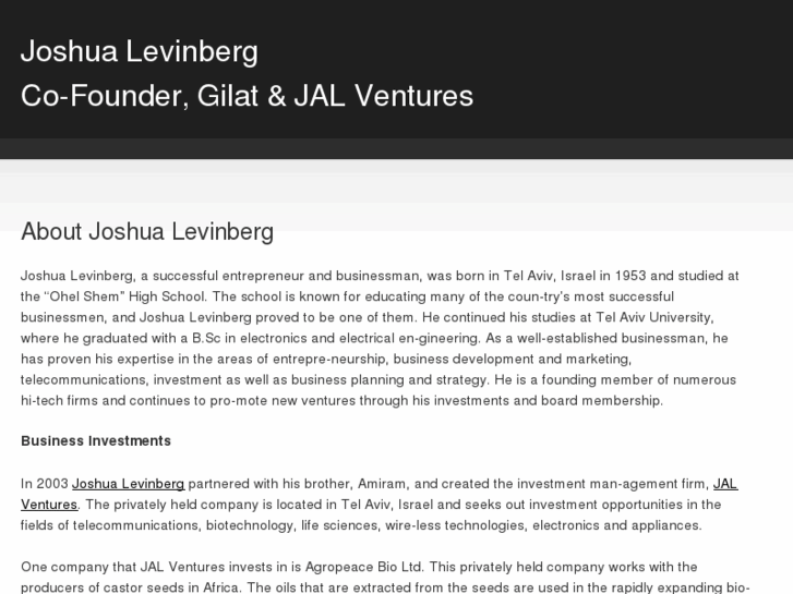 www.joshua-levinberg.net