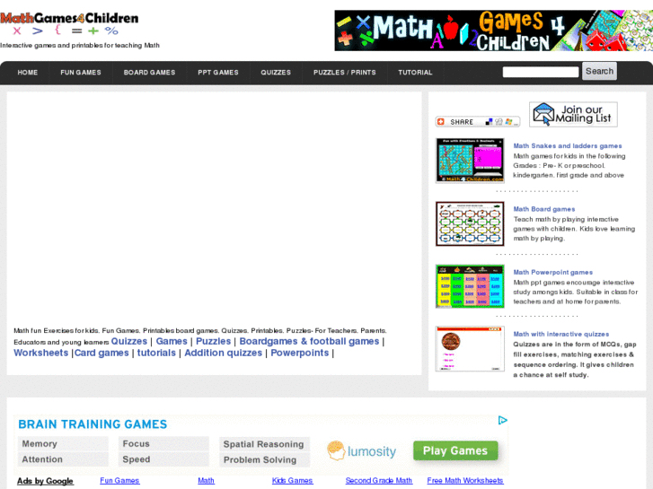 www.mathgames4children.com