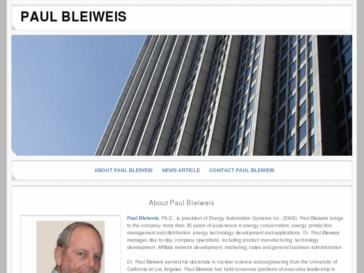 www.paulbbleiweis.info