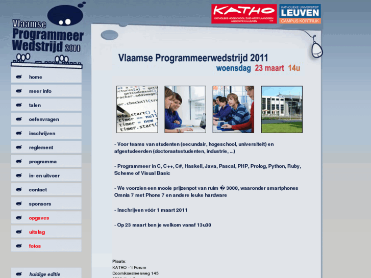 www.vlaamseprogrammeerwedstrijd.be