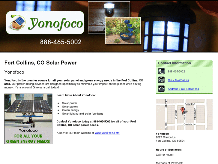 www.yonofocosolarstore.com