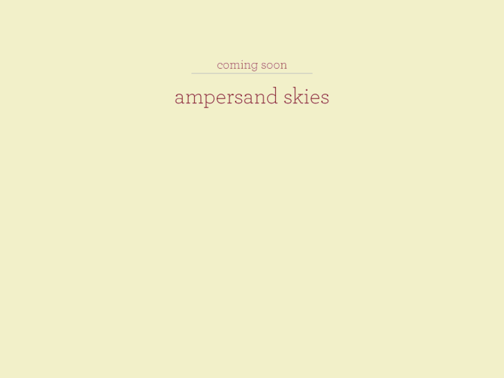www.ampersandskies.com