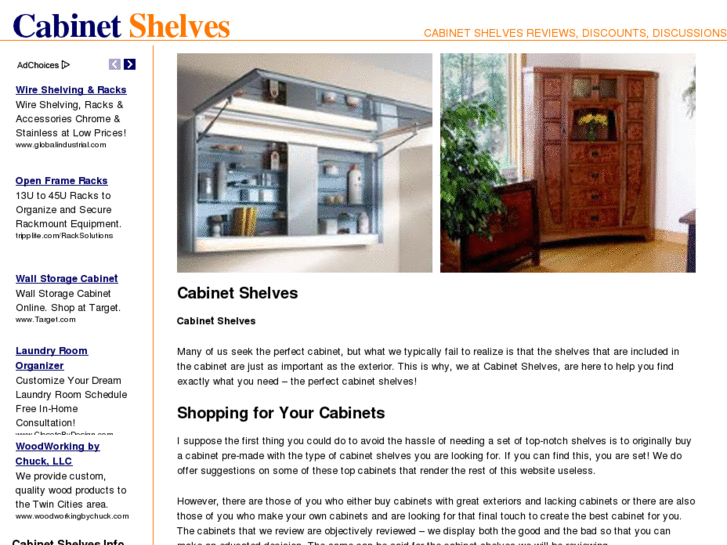 www.cabinetshelves.net