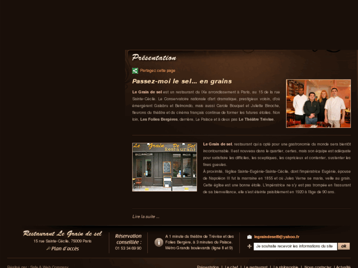 www.restaurant-legraindesel-paris.com