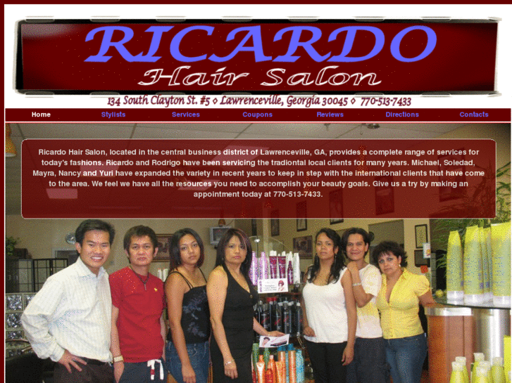 www.ricardohairsalon.com