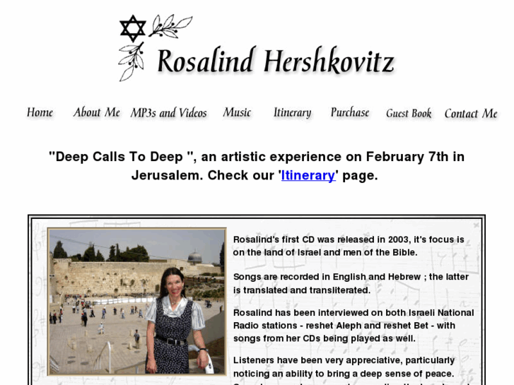 www.rosalindhershkovitz.com