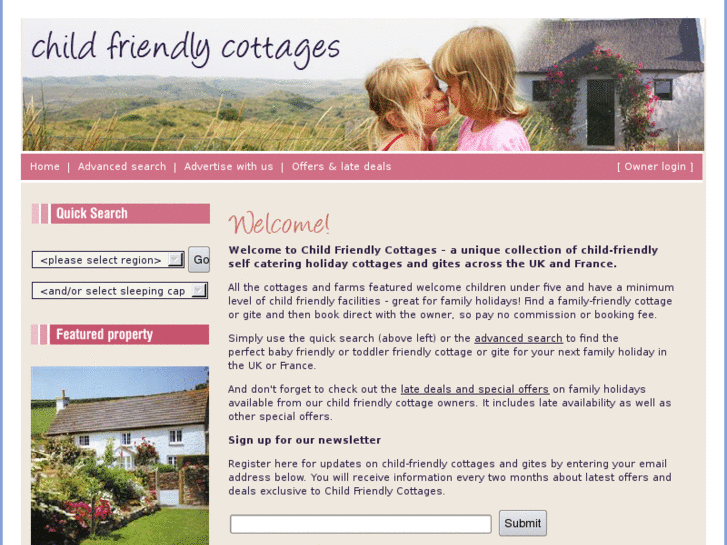 www.childfriendlycottages.co.uk