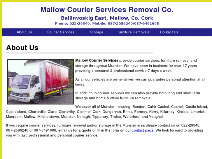 www.courierservicesmallow.com