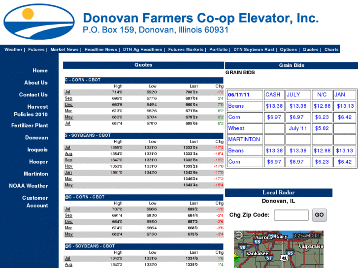 www.donovanfarmerscoop.com