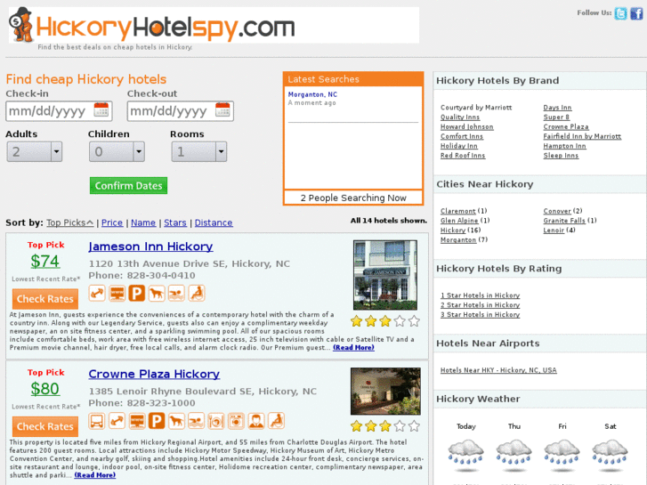 www.hickoryhotelspy.com