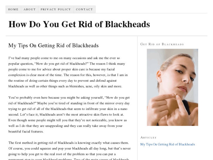 www.howdoyougetridofblackheads.net