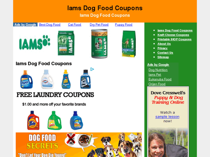 www.iamsdogfoodcoupons.net