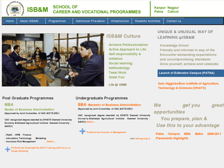 www.isbmcvp.edu.in