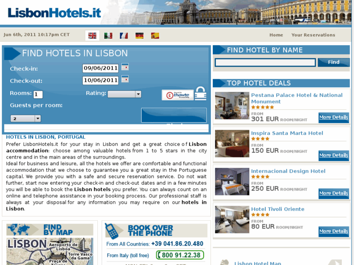 www.lisbonhotels.it