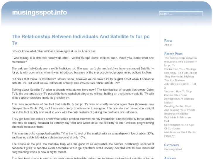 www.musingsspot.info