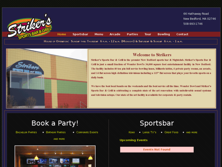 www.strikerssportsbar.com