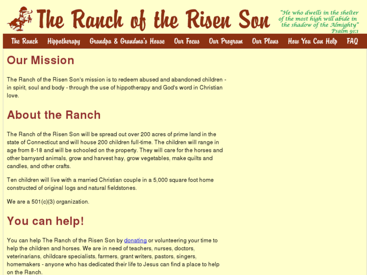 www.theranchoftherisenson.com